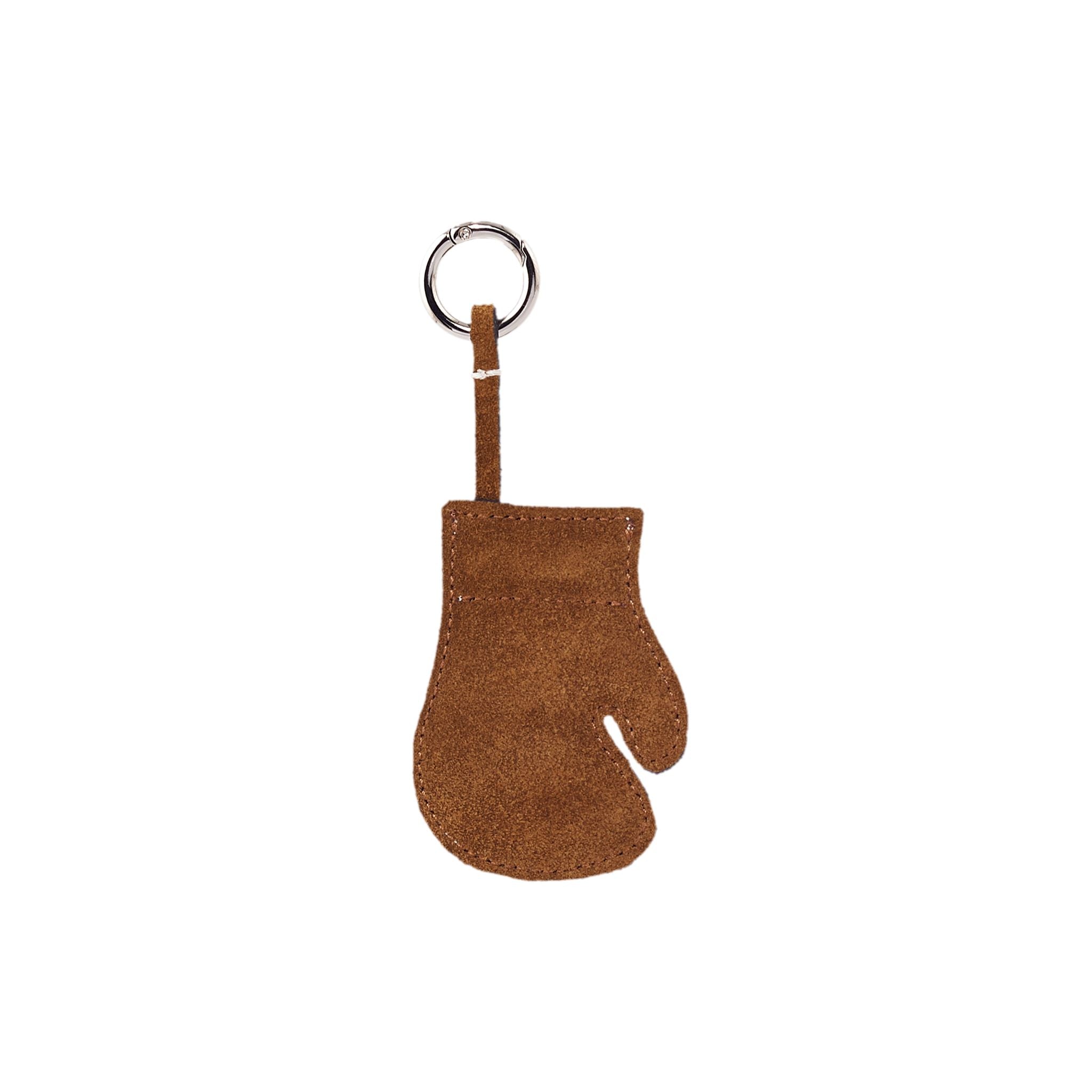 BOXER KEY CHAIN | TAN SUEDE
