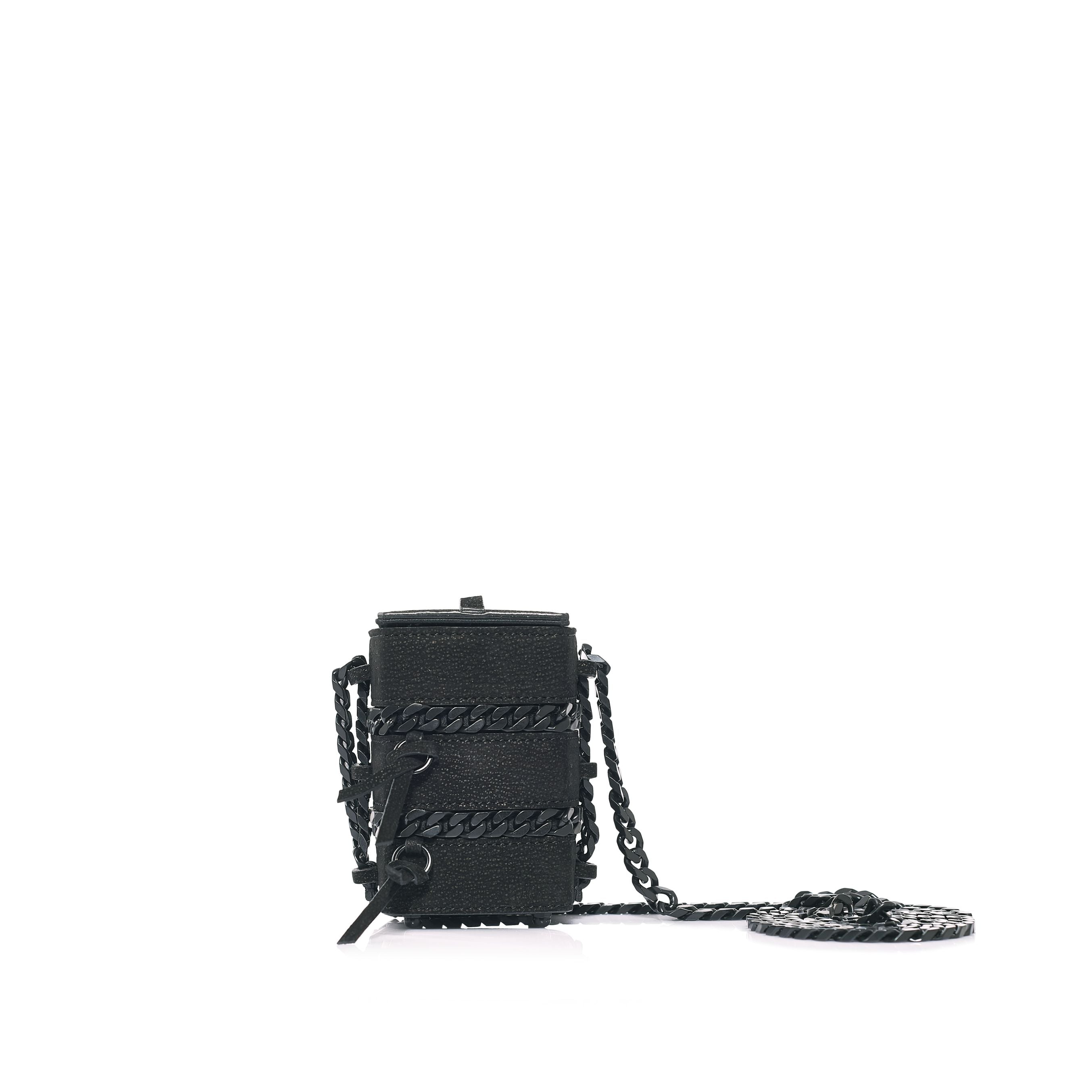 BABY PINTO CUBE CHAIN | BLACK MATTE
