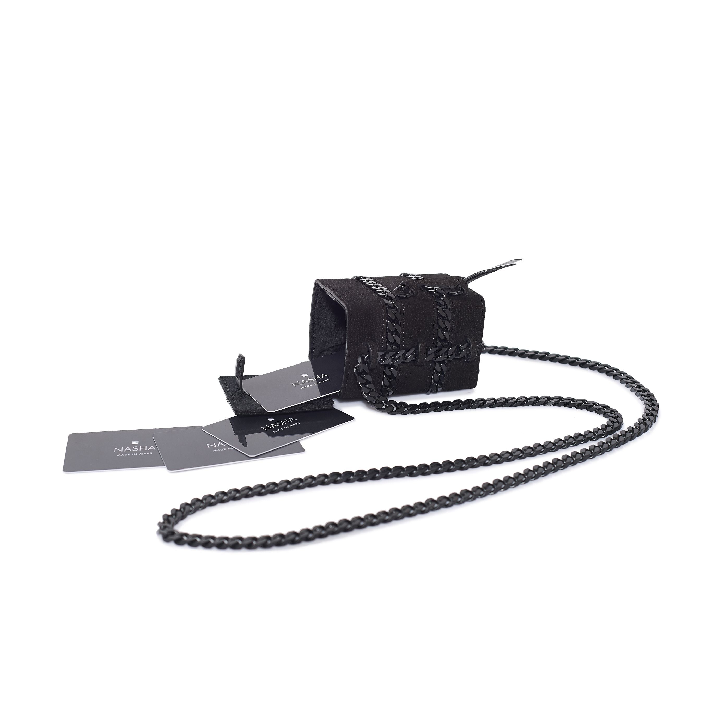 BABY PINTO CUBE CHAIN | BLACK MATTE