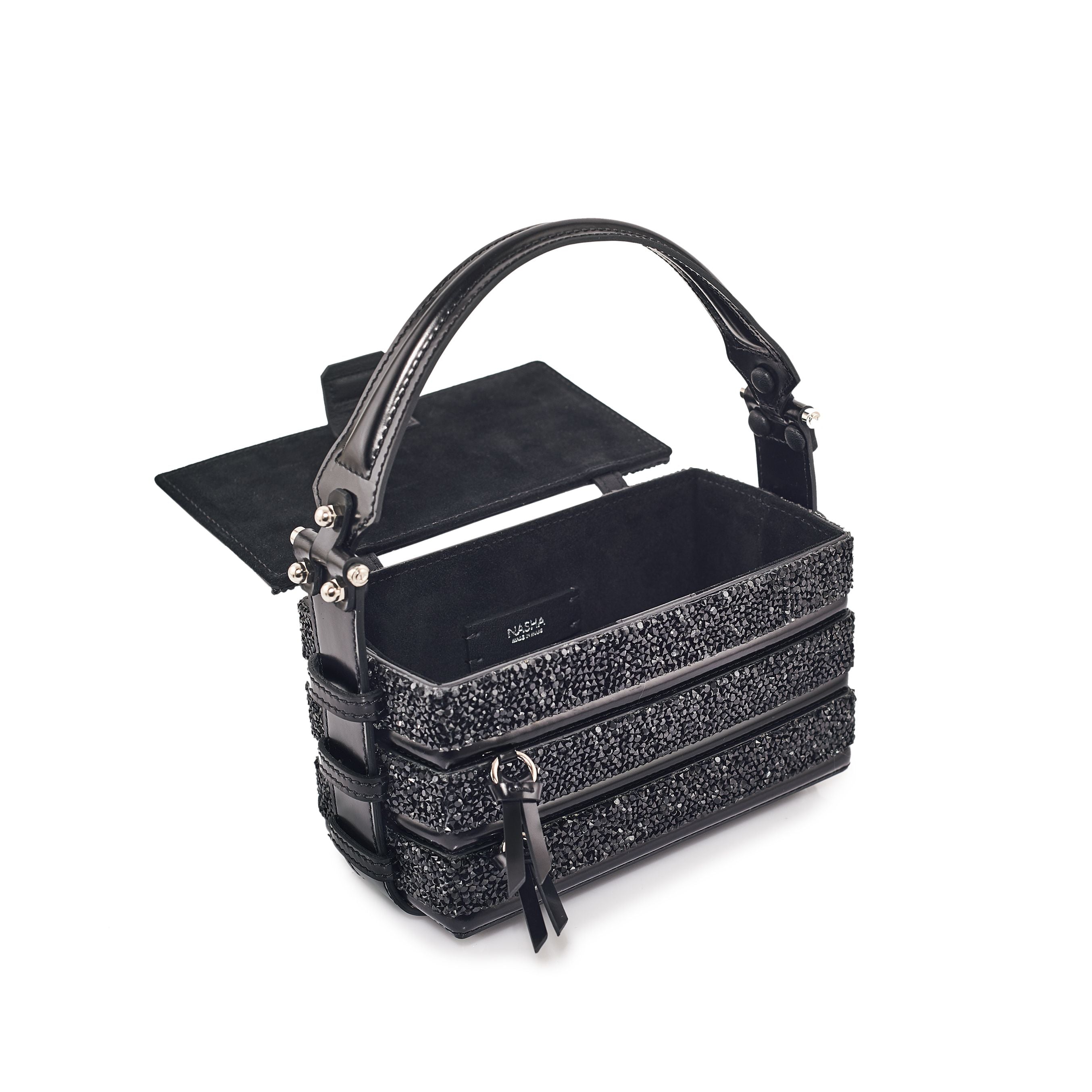 MINI PINTO BOXY | BLACK CRYSTAL