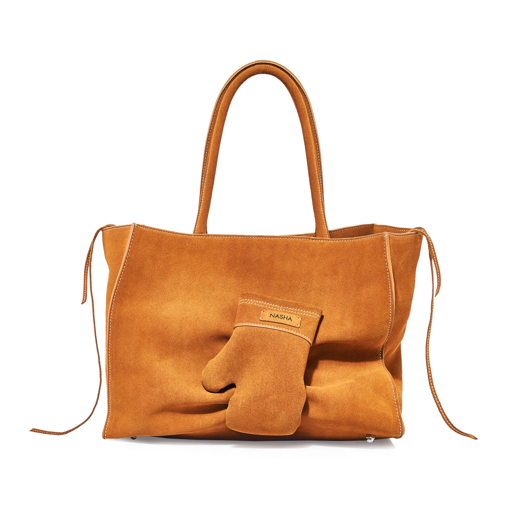BOXER TOTE | SUNTAN SUEDE (Pre-Order 7-14 Days)