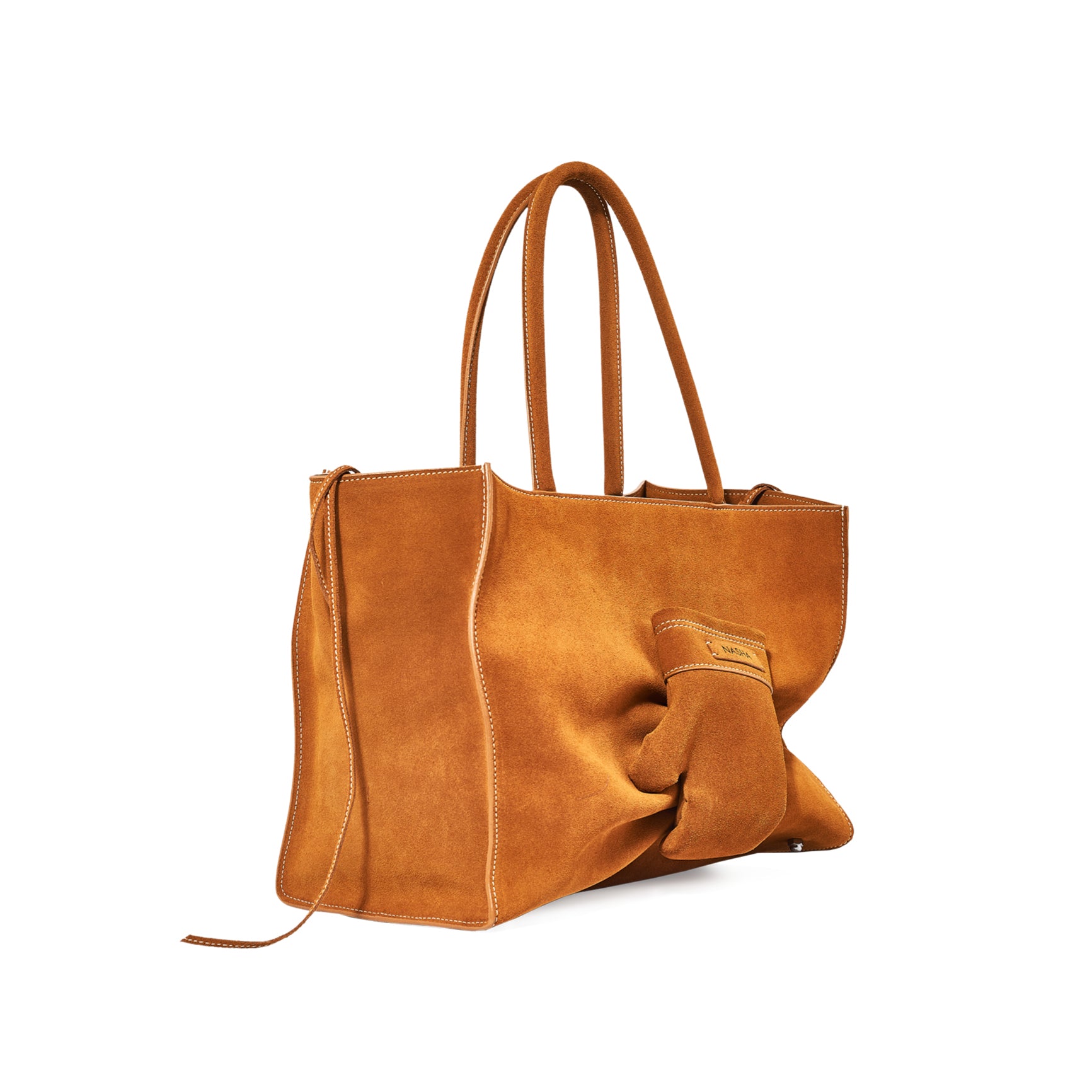 BOXER TOTE | SUNTAN SUEDE (Pre-Order 7-14 Days)