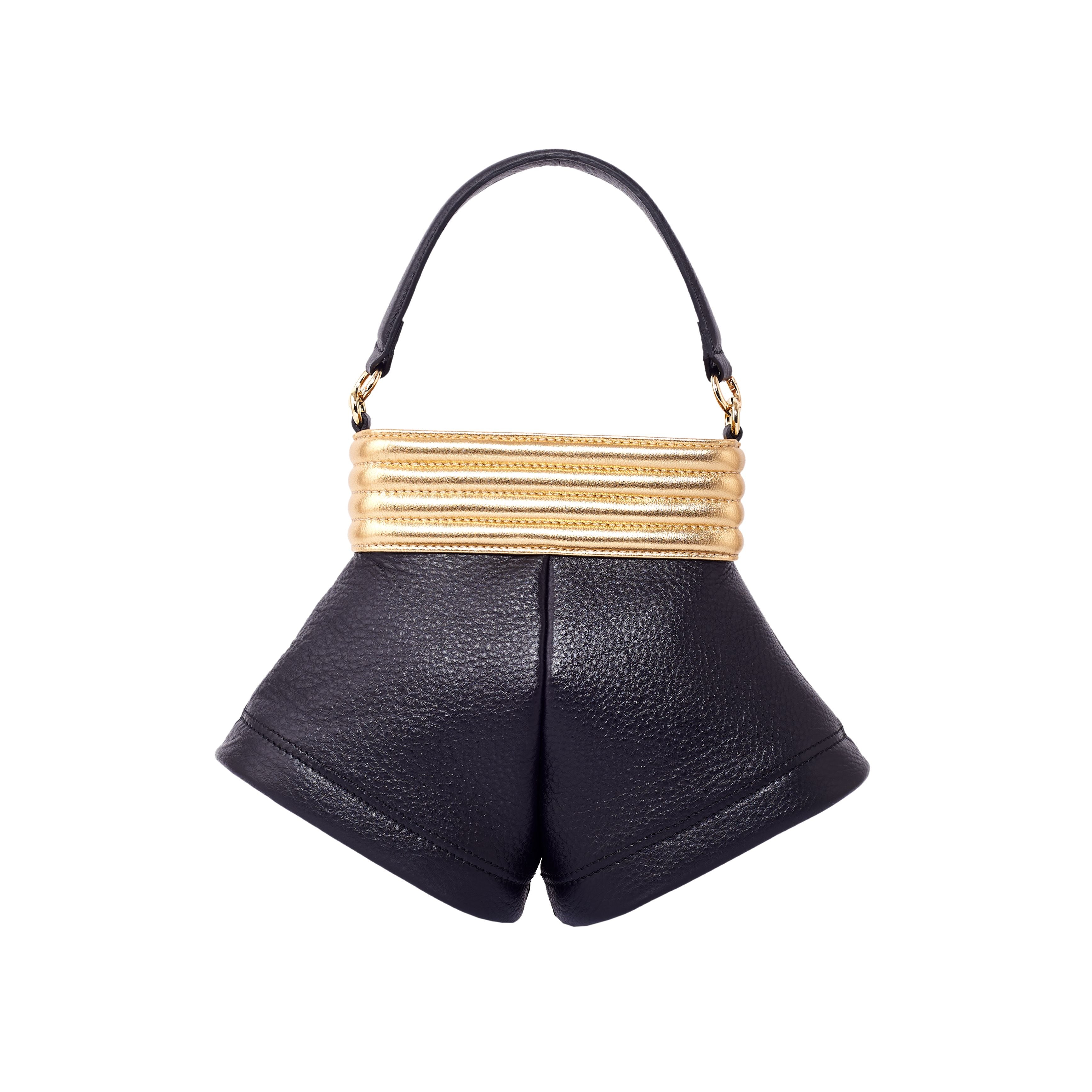 BOXER SHORTS L | SHINY GOLD&BLACK