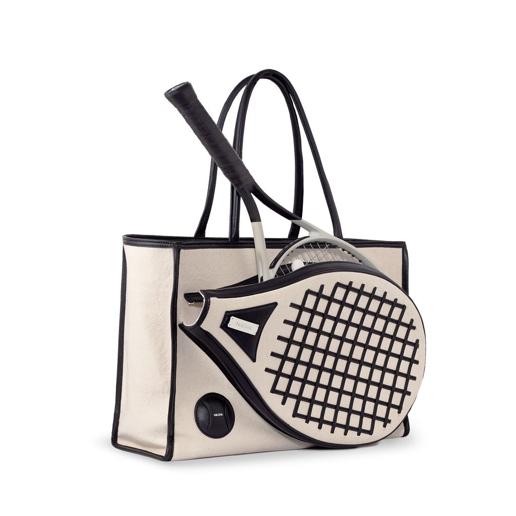 TENNIS TOTE | OFF WHITE
