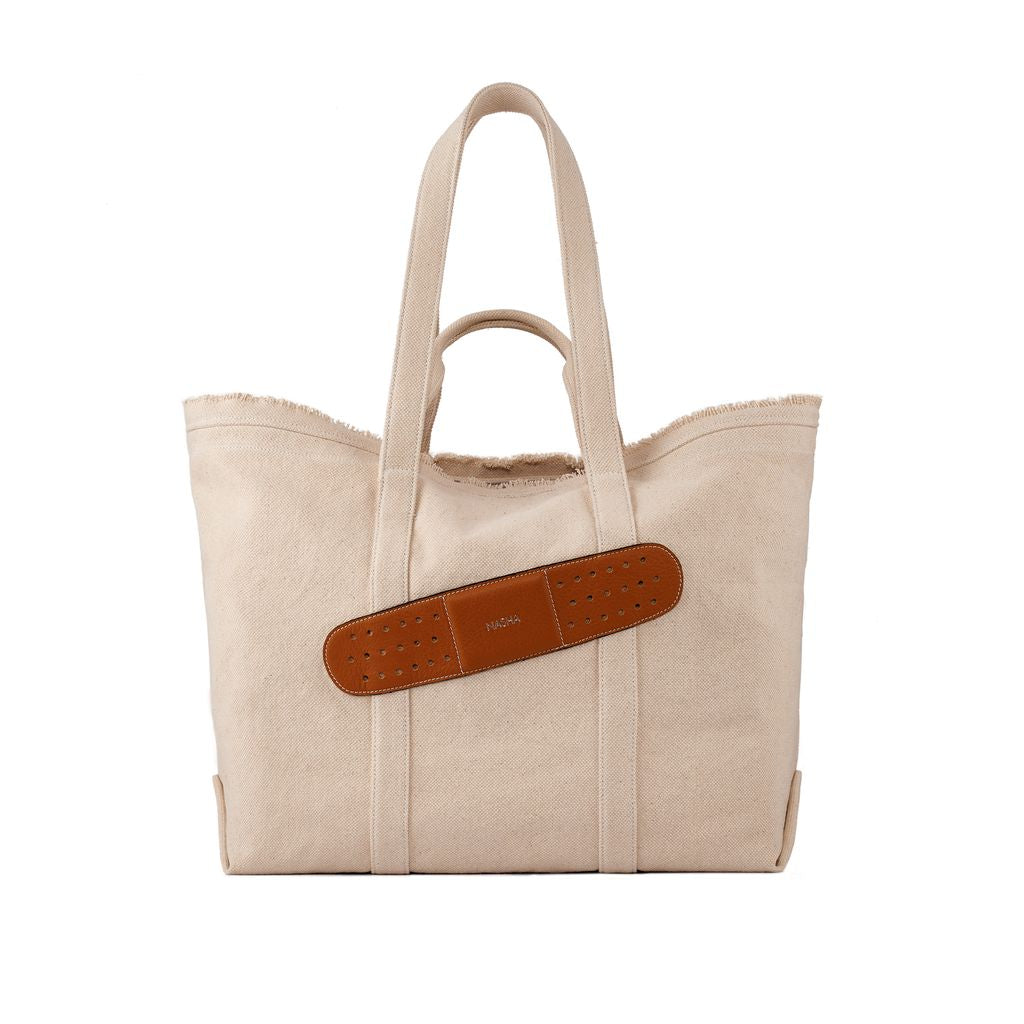 BANDAGE CANVAS (L) | OFF-WHITE CAMEL