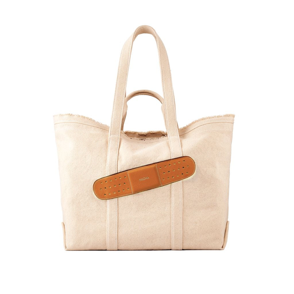 BANDAGE CANVAS (L) | OFF-WHITE CAMEL