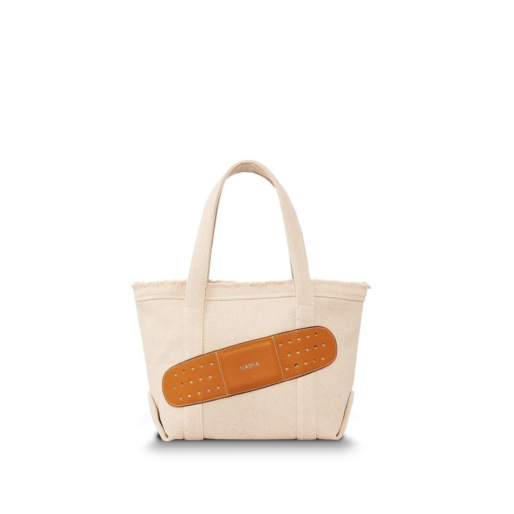 BANDAGE CANVAS (M) | OFF-WHITE CAMEL