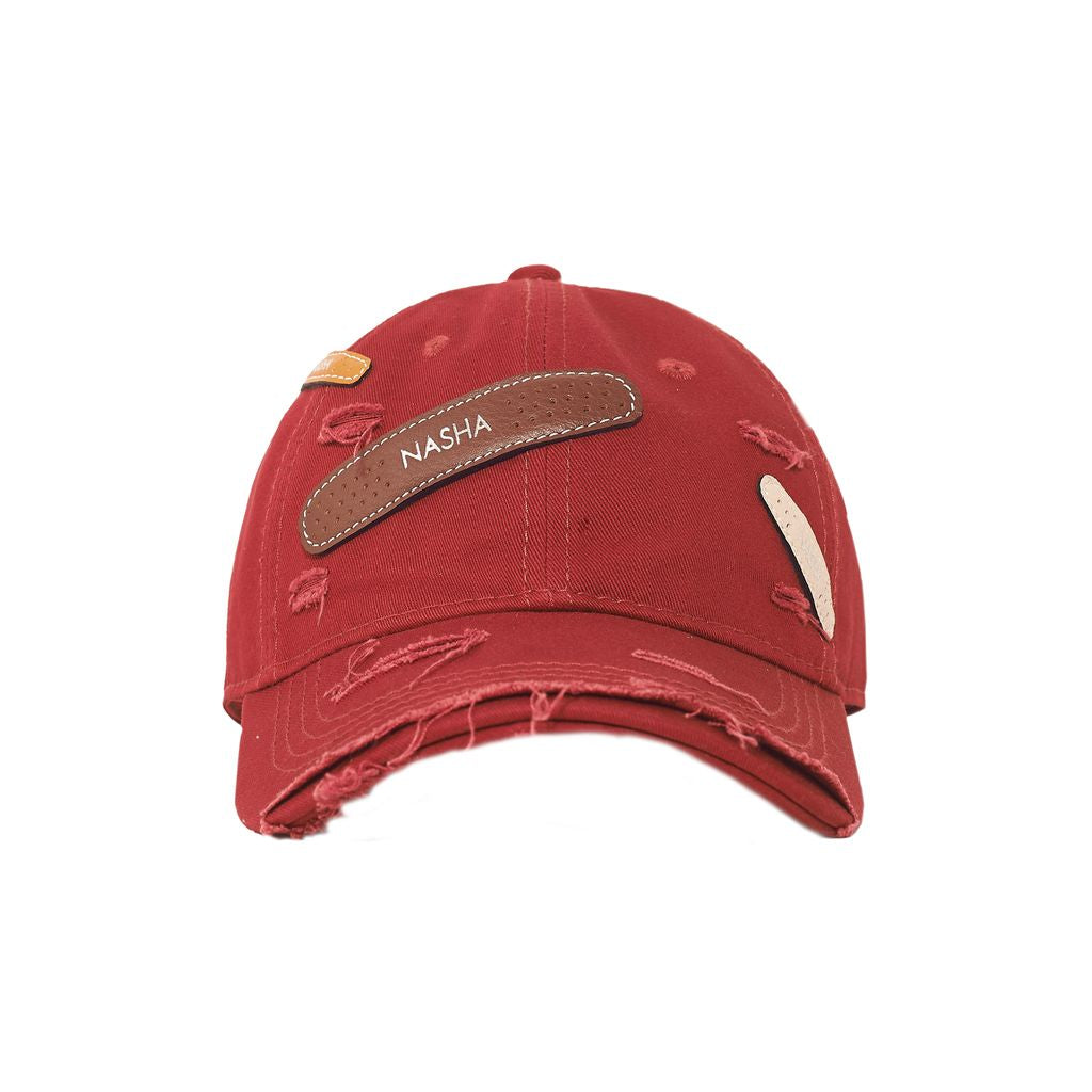 BANDAGE CAP COTTON | RED - TANNED