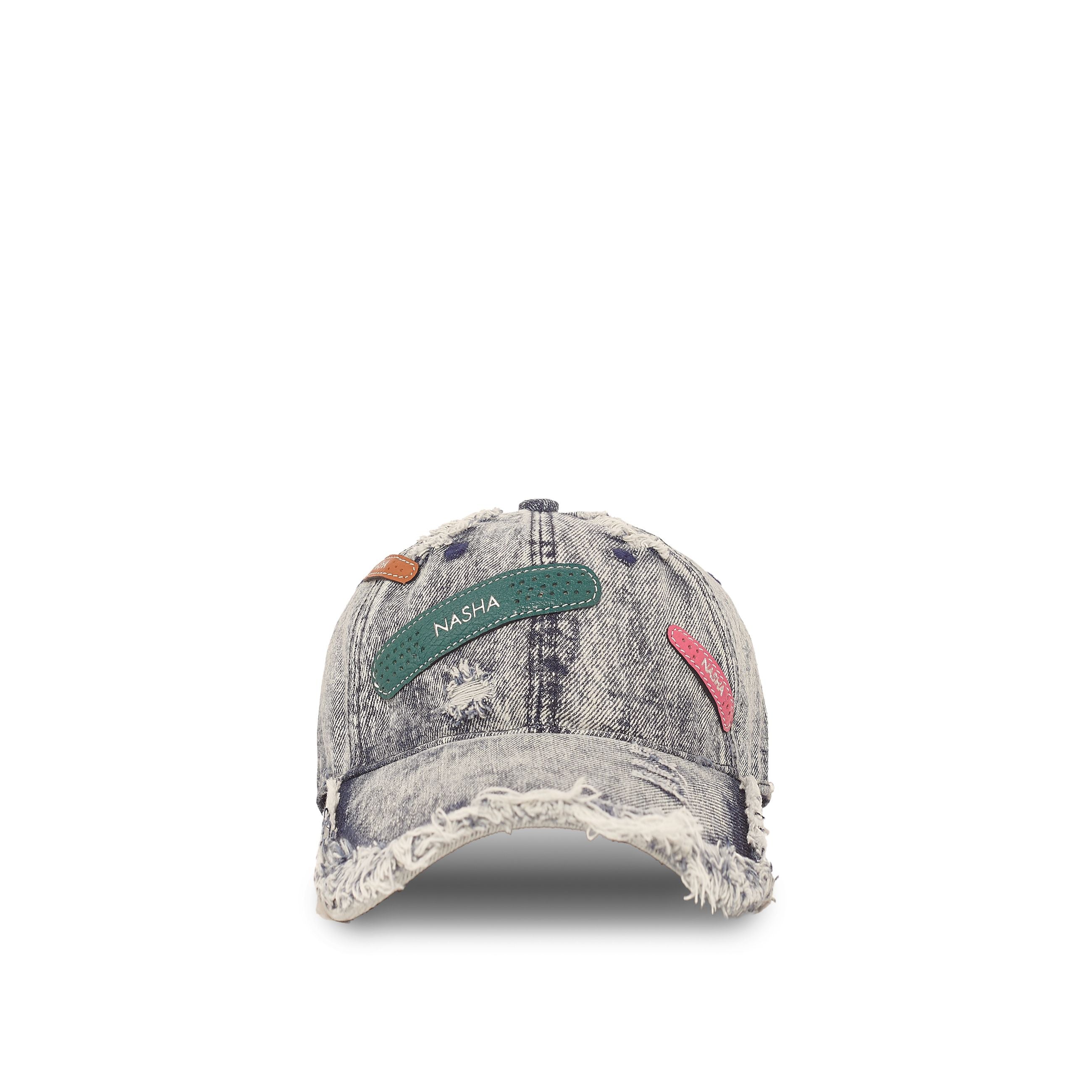 BANDAGE CAP | BLEACHED  LIGHT DENIM JADE