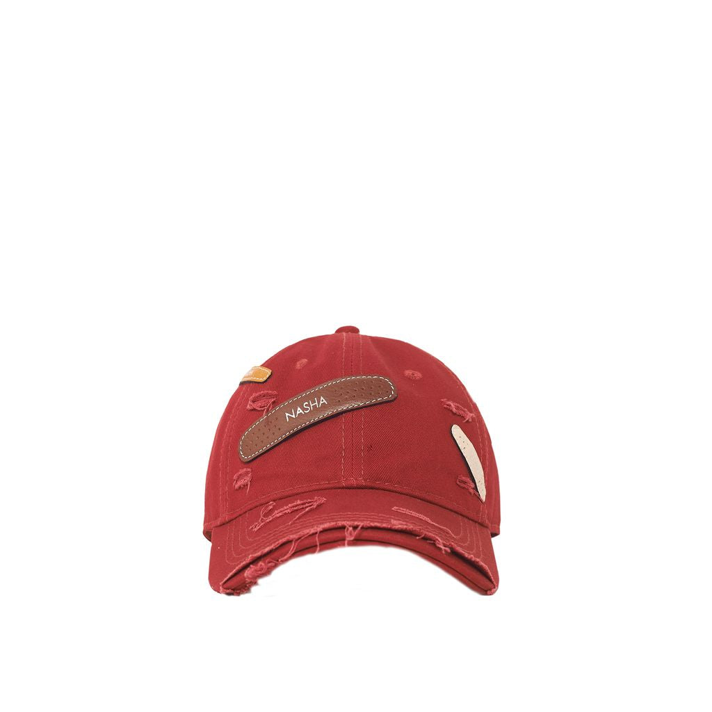 BANDAGE CAP COTTON | RED - TANNED