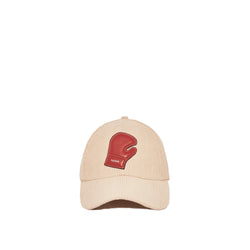 BOXER CAP CORDUROY | OFFWHITE-FIGHTER RED