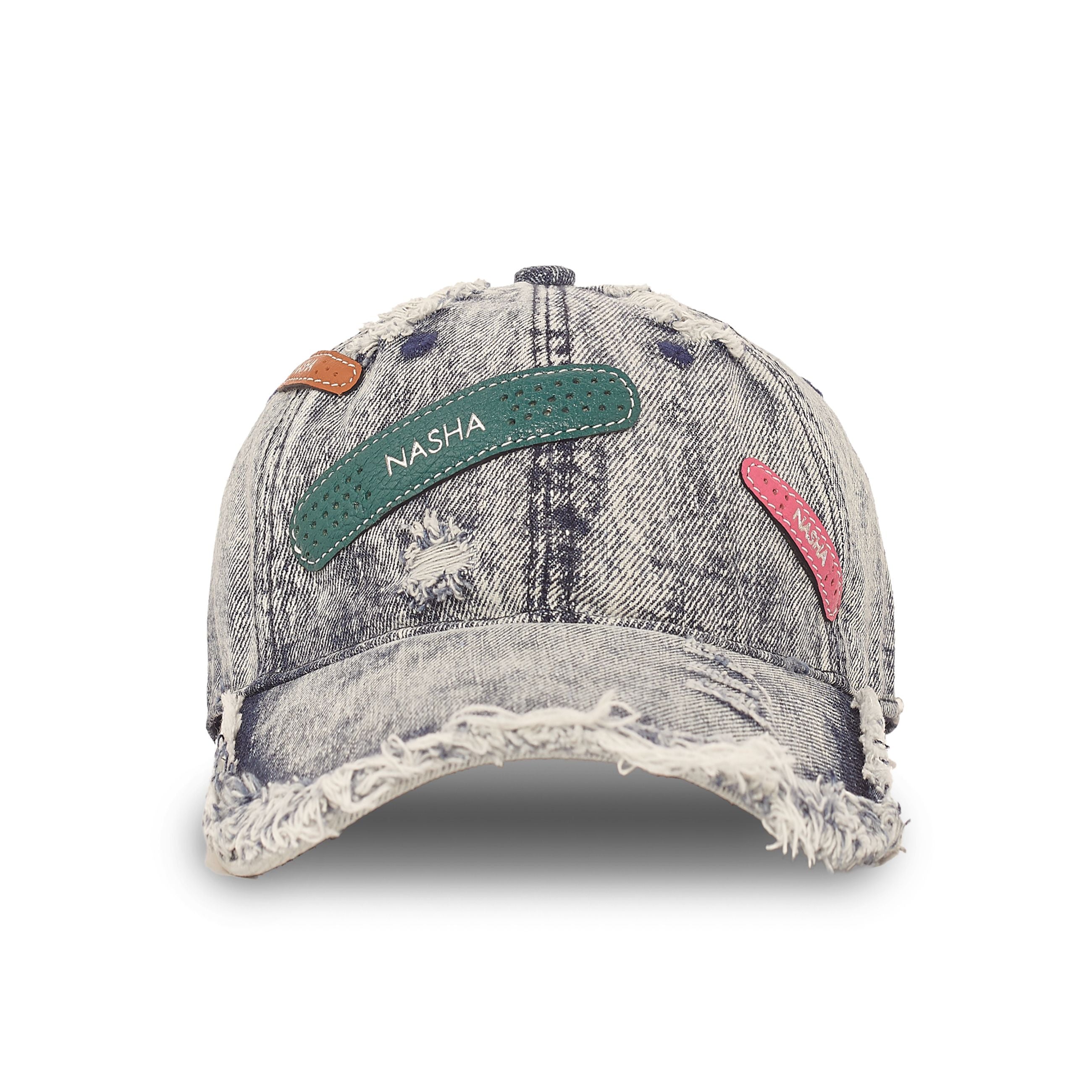 BANDAGE CAP | BLEACHED  LIGHT DENIM JADE