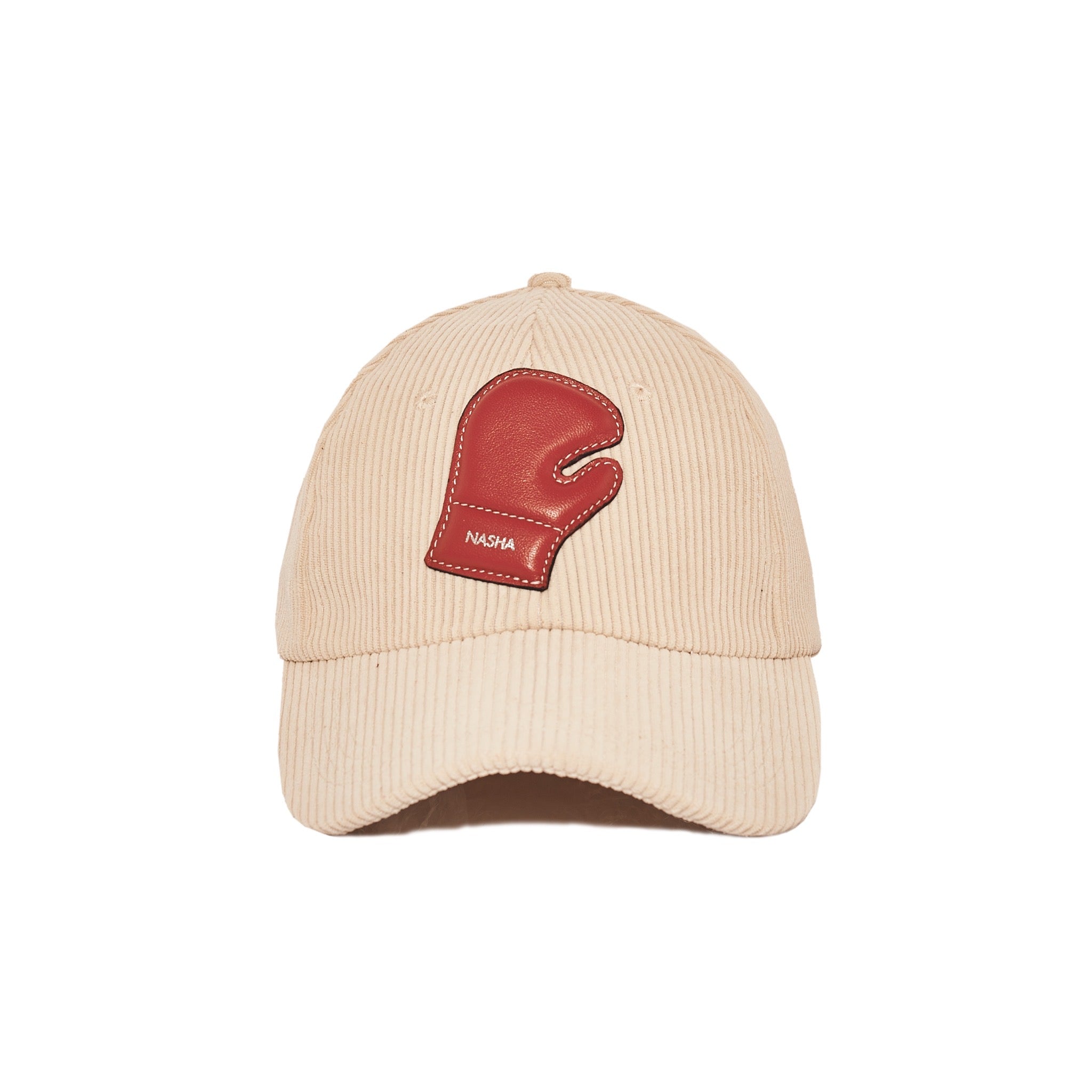 BOXER CAP CORDUROY | OFFWHITE-FIGHTER RED