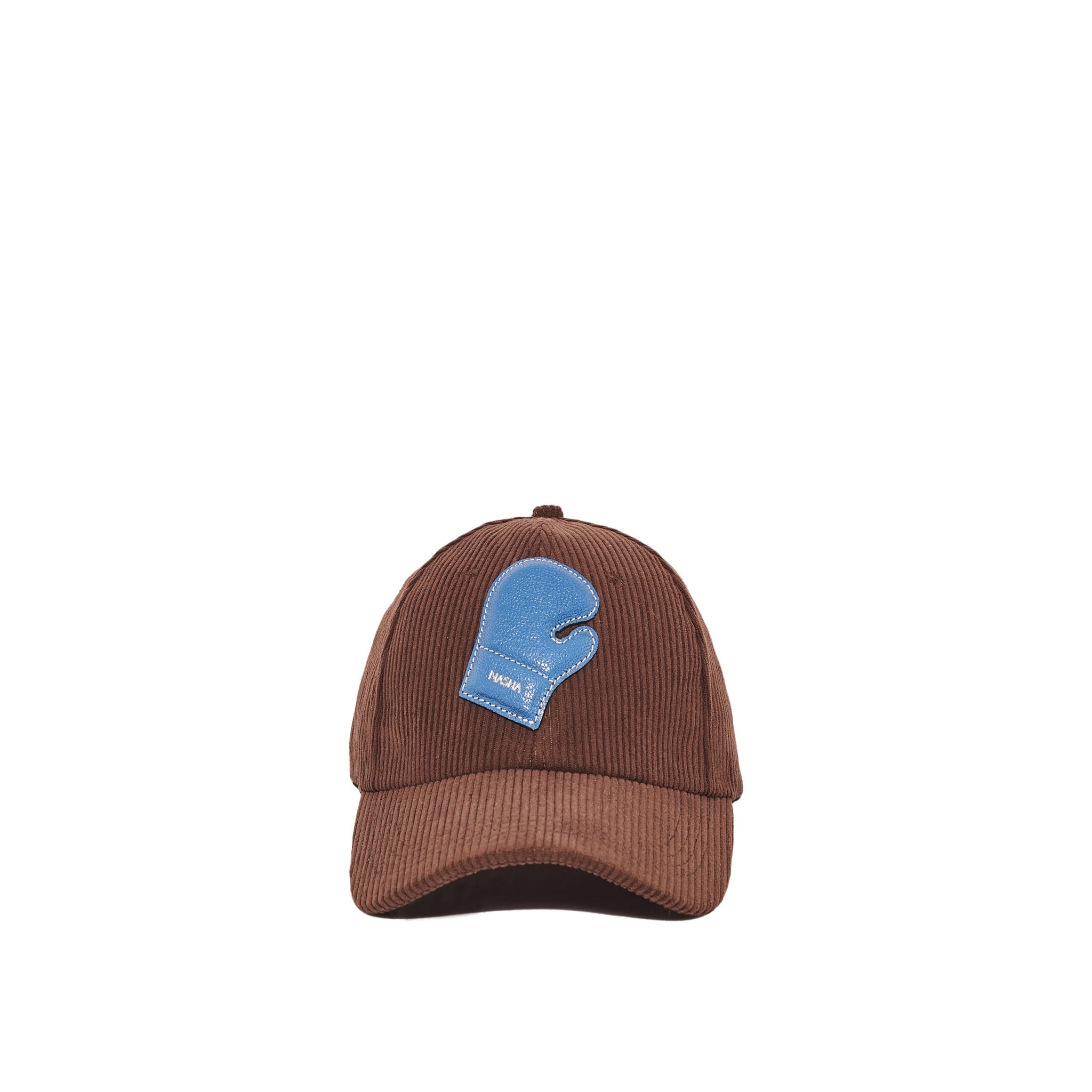 BOXER CAP CORDUROY | BROWN-SKY BLUE