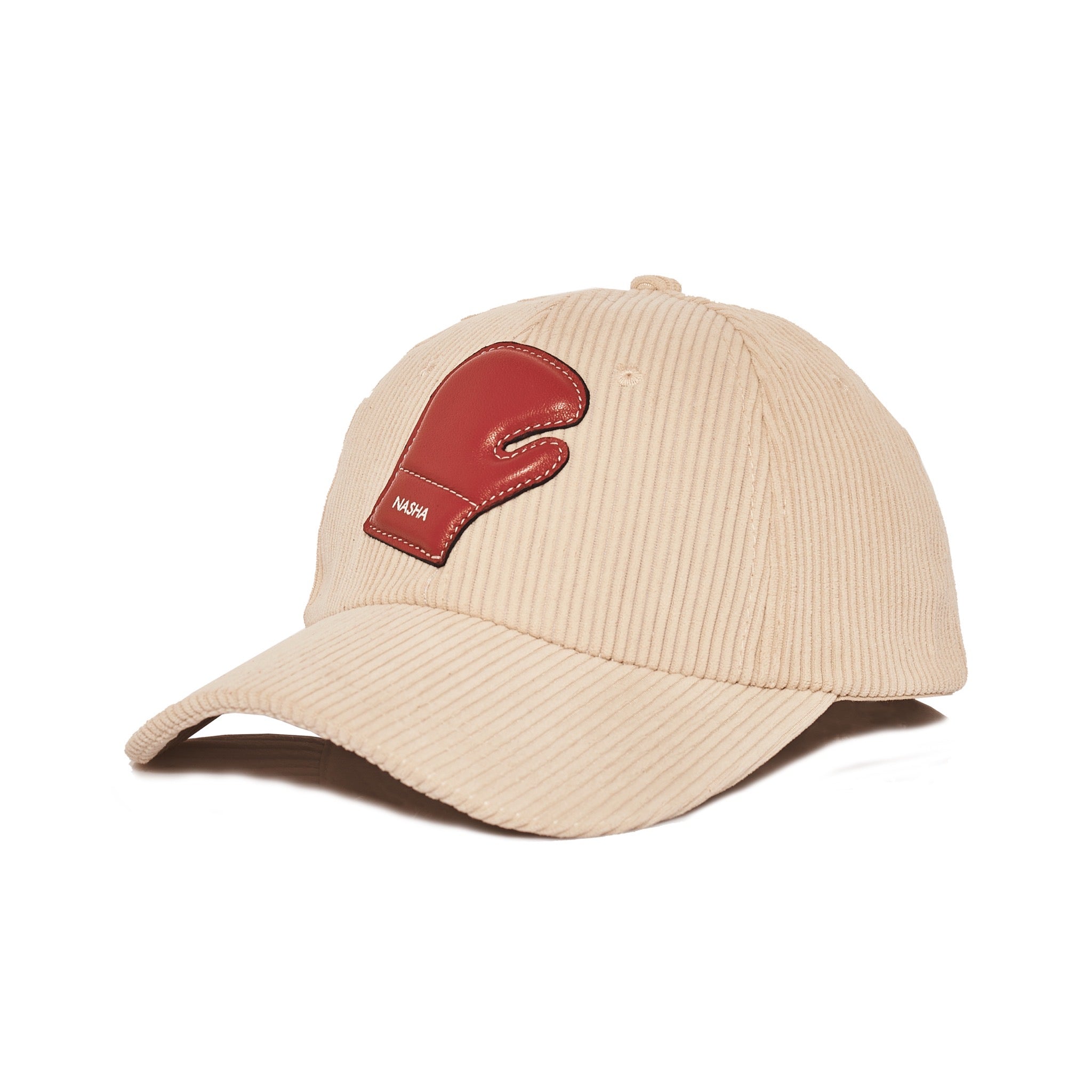 BOXER CAP CORDUROY | OFFWHITE-FIGHTER RED