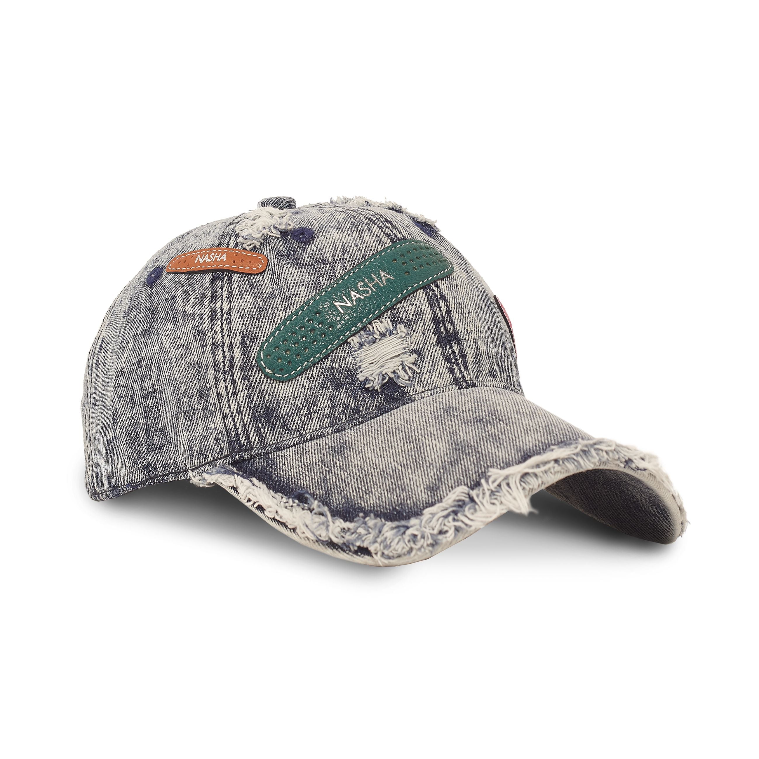 BANDAGE CAP | BLEACHED  LIGHT DENIM JADE