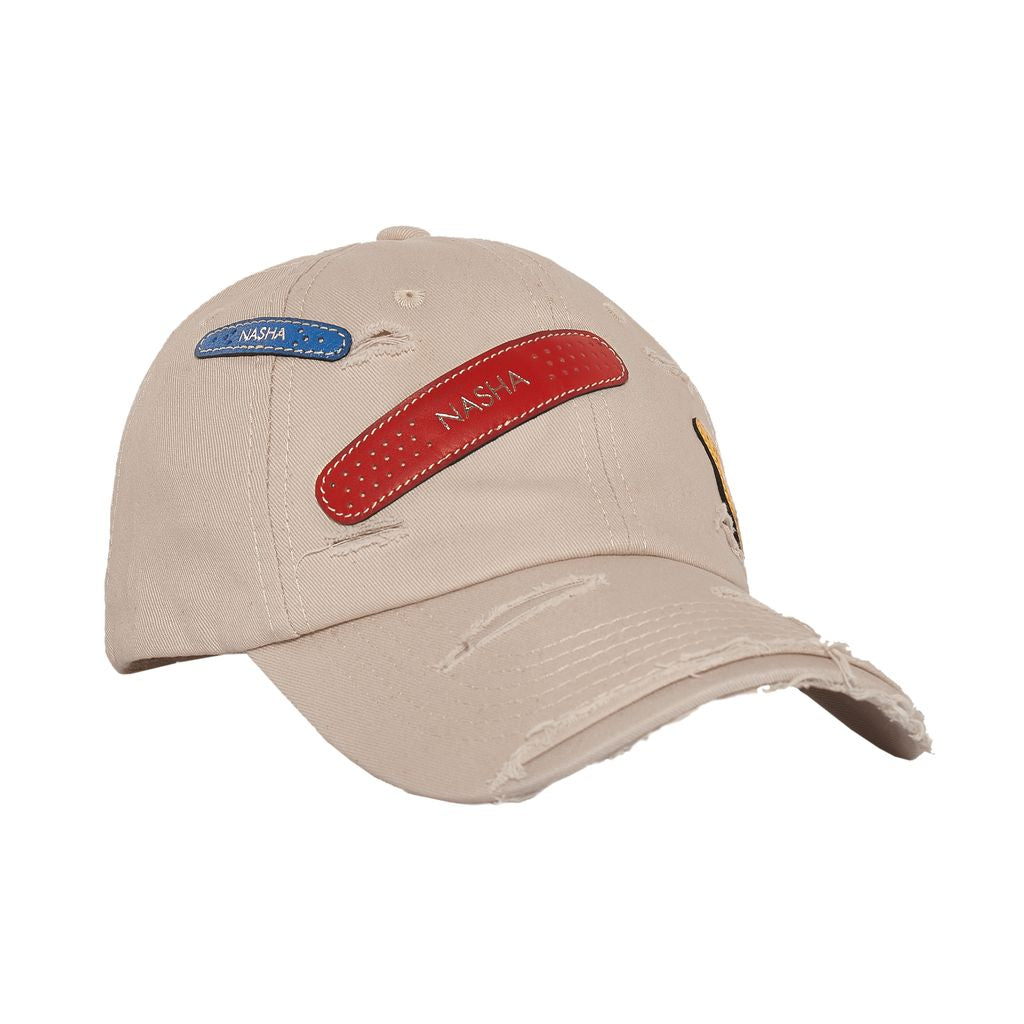 BANDAGE CAP COTTON | OFF WHITE FIGHTER RED2