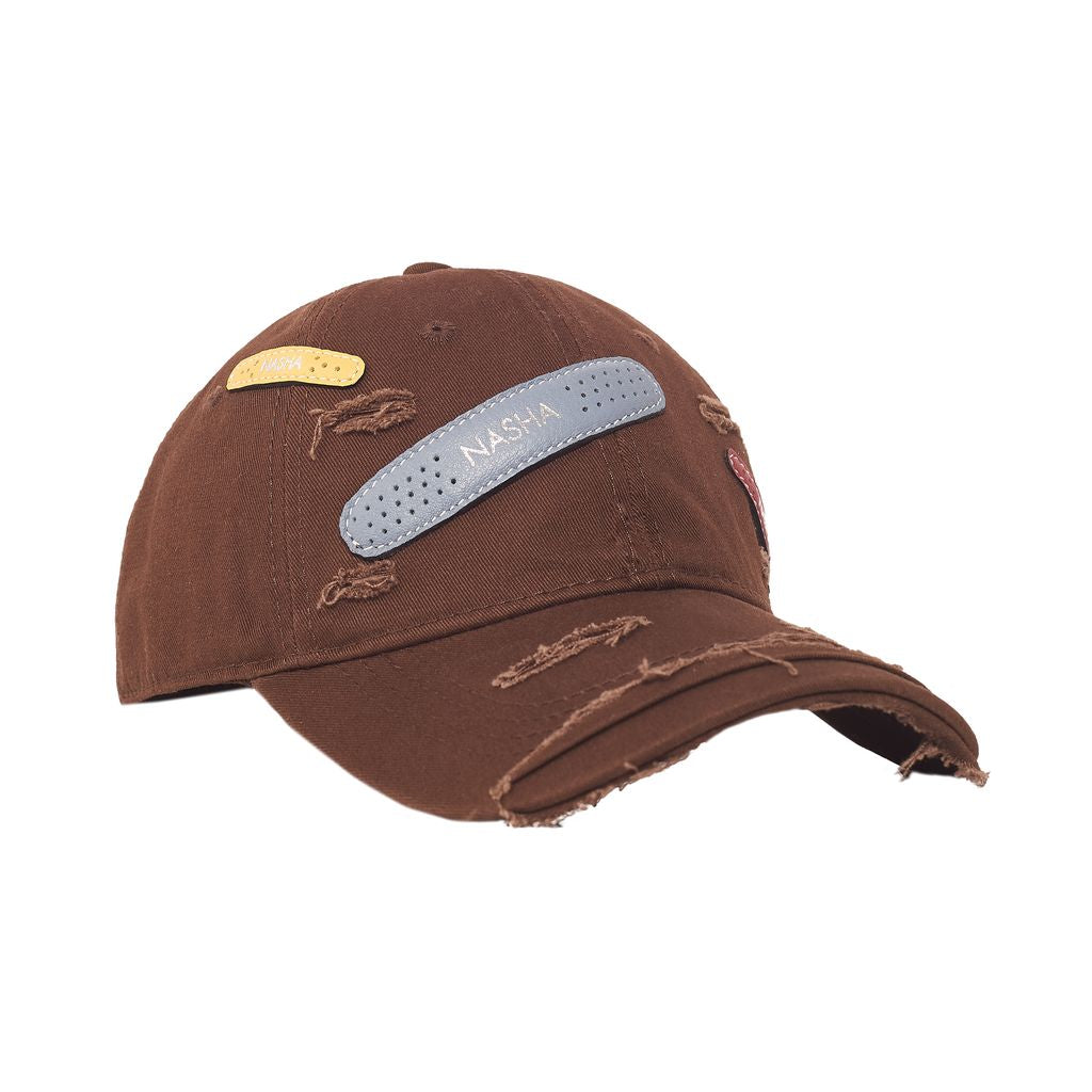 BANDAGE CAP COTTON | BROWN - JEANS