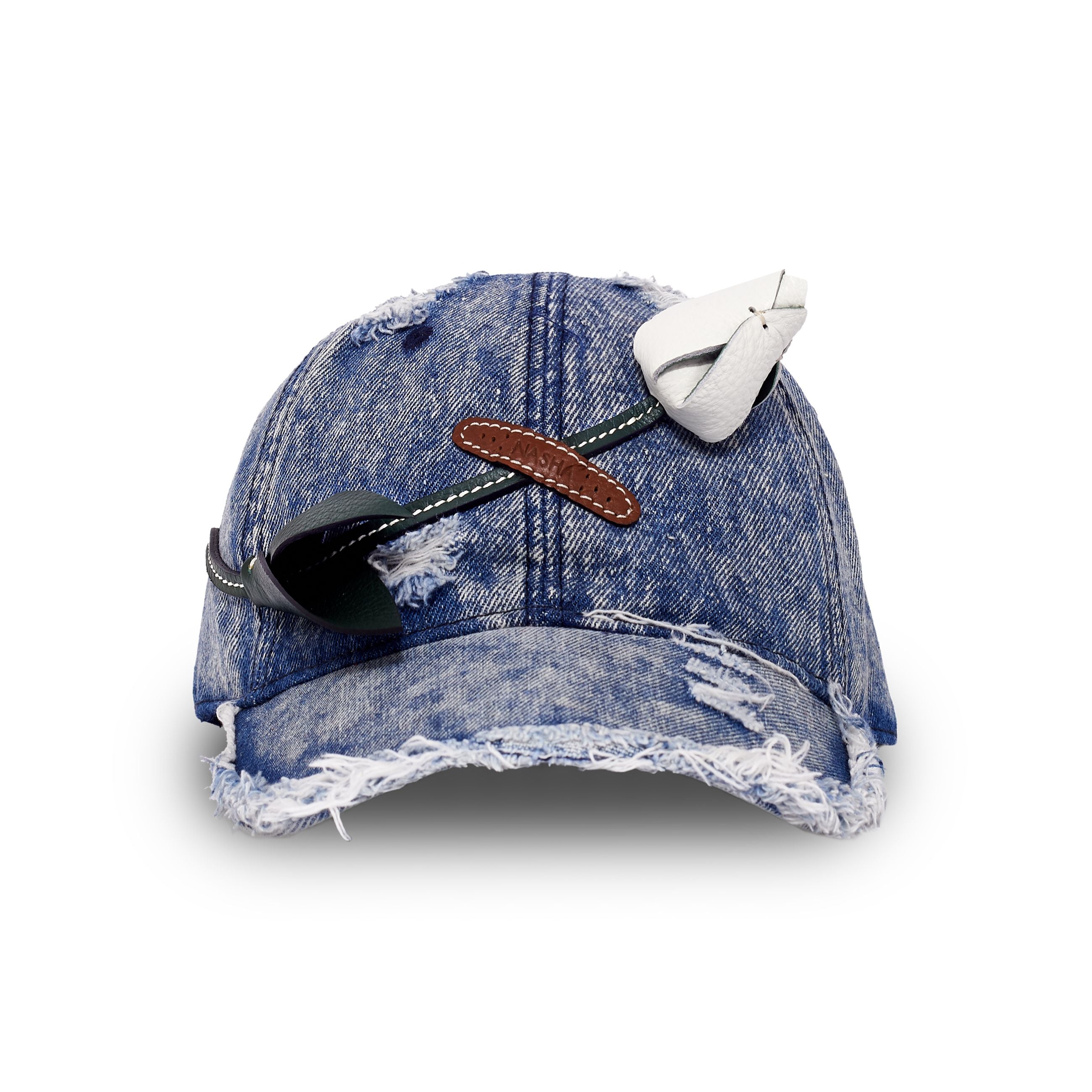 TULIP SWAY CAP | DENIM WHITE GREEN
