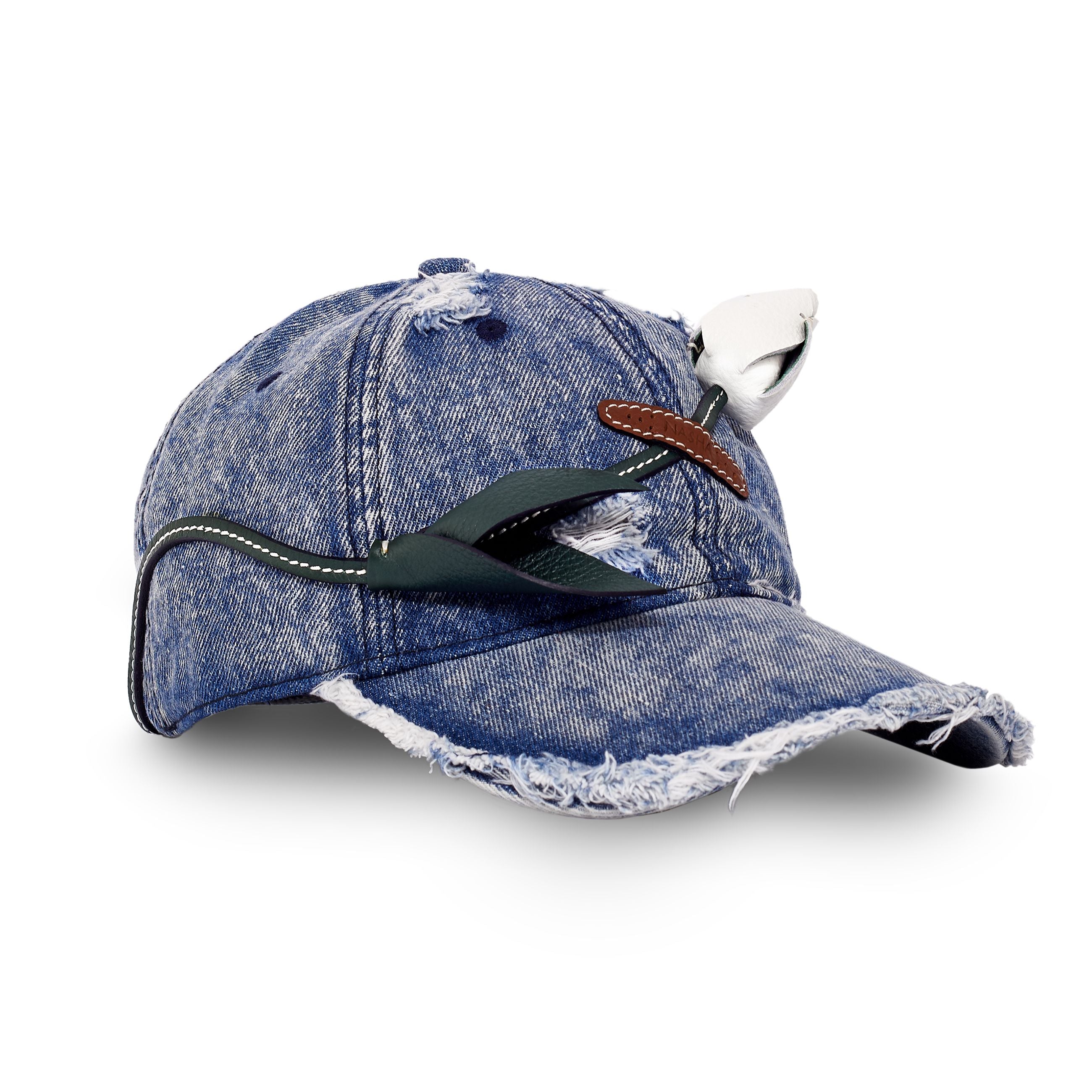 TULIP SWAY CAP | DENIM WHITE GREEN