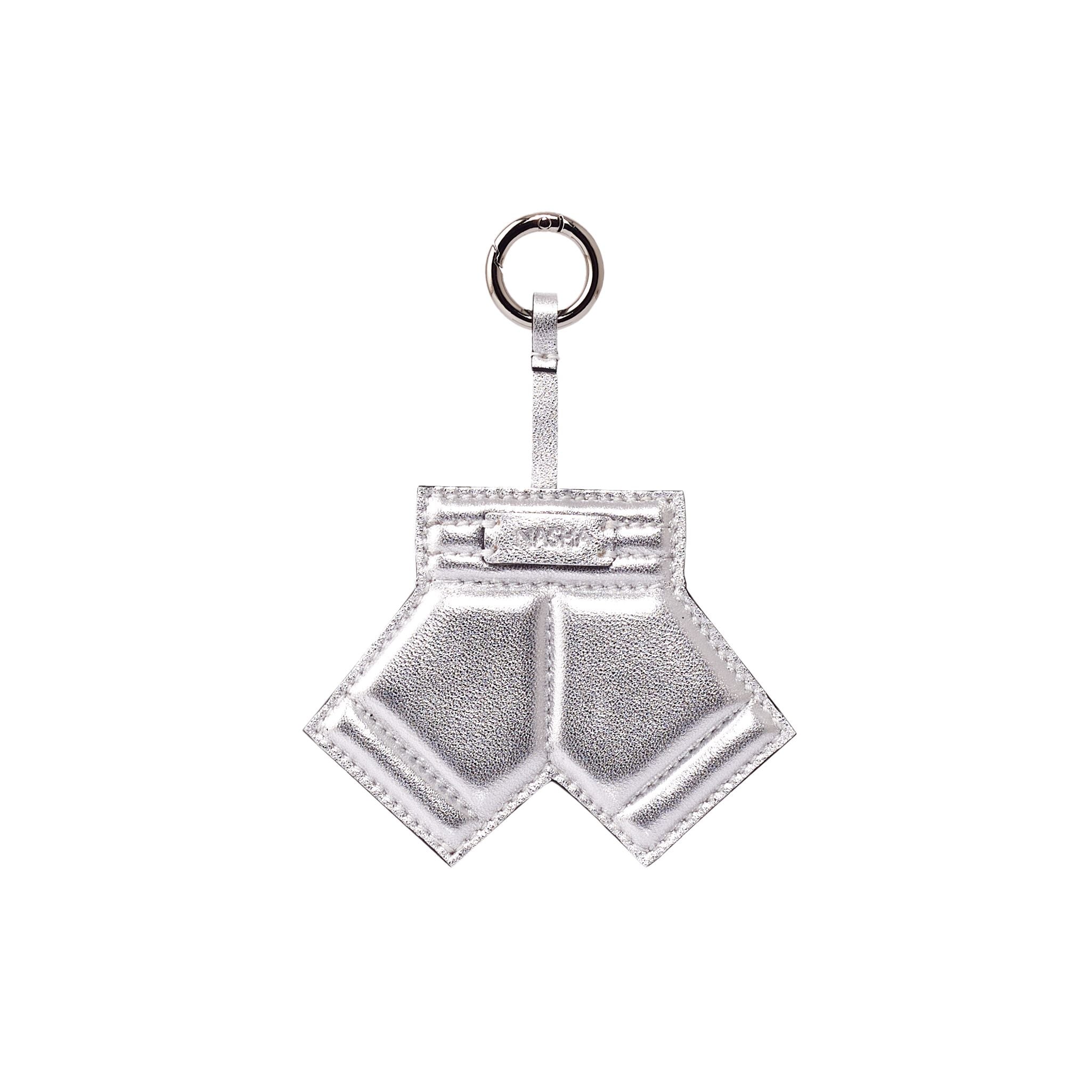 BOXER SHORTS KEY CHAIN | SILVER