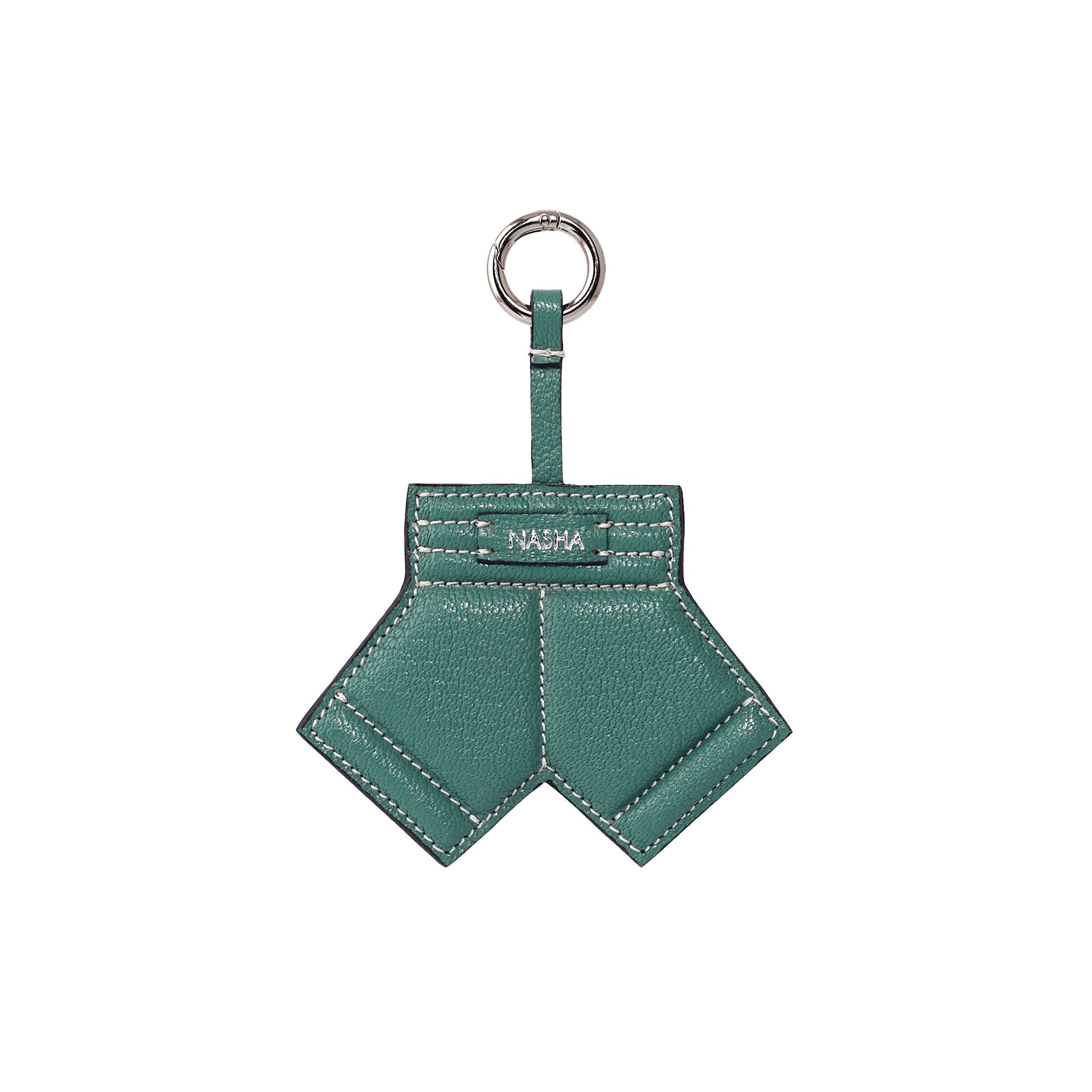 BOXER SHORTS KEY CHAIN | MALACHITE