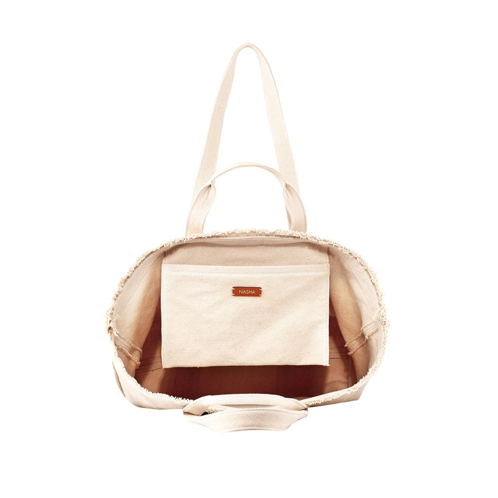 BANDAGE CANVAS (L) | OFF-WHITE CAMEL