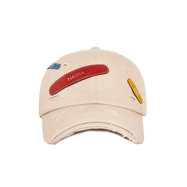 BANDAGE CAP | OFF WHITE FIGHTER RED2